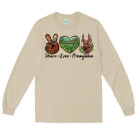 Mushroom Peace Love Orangutan Long Sleeve Tee - LillyAllenDesigns