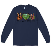 Navy Peace Love Orangutan Long Sleeve Tee - LillyAllenDesigns