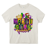 Cream mardi gras queen Heavy Core Tee - FaDigitalArtStudio