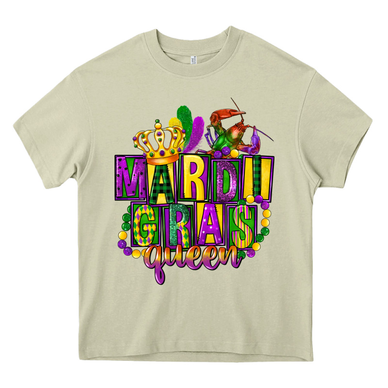 Mardi Gras Queen Heavy Core Tee by FaDigitalArtStudio | Teevron