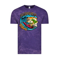 Cloud Purple Summer Vibes Vintage Tee - CowhideDigitalArt