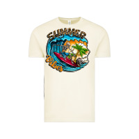 Vintage Arctic Summer Vibes Vintage Tee - CowhideDigitalArt