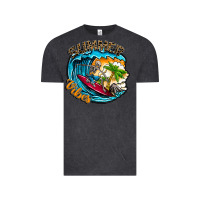 Vintage Black Summer Vibes Vintage Tee - CowhideDigitalArt