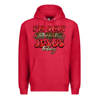Cardinal i'm only talking to jesus today christmas Premium Hoodie - BarkalooDesign