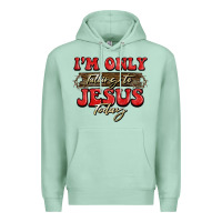 I'm Only Talking To Jesus Today Christmas Premium Hoodie | Teevron