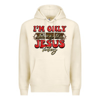 Tofu i'm only talking to jesus today christmas Premium Hoodie - BarkalooDesign