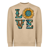 Mushroom sunflower love Heavyweight Sweatshirt - RanaPortraitStore