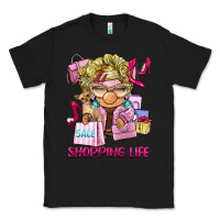 Black shopping life  gnome Classic Tee - BarkalooDesign