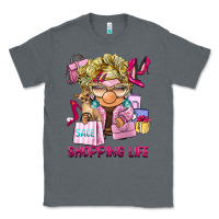 Charcoal Heather shopping life  gnome Classic Tee - BarkalooDesign