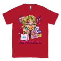 Red shopping life  gnome Classic Tee - BarkalooDesign