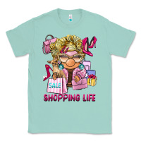 Seafoam shopping life  gnome Classic Tee - BarkalooDesign