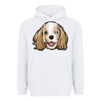 White cocker spaniel Heavyweight Hoodie - Jasminsmagicworld