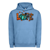 Pigment Pebble Blue fall love Urban Hoodie - RanaPortraitStore