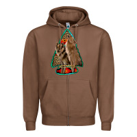 Chestnut howling wolves arrowhead Zipper Hoodie - Jasminsmagicworld