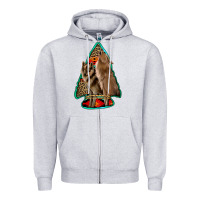 Heather Grey howling wolves arrowhead Zipper Hoodie - Jasminsmagicworld