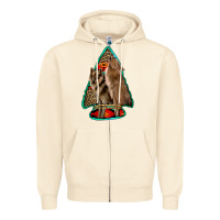 Sandshell howling wolves arrowhead Zipper Hoodie - Jasminsmagicworld