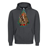 Smoke howling wolves arrowhead Zipper Hoodie - Jasminsmagicworld