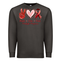Smoke Peace Love Cure Multiple Myeloma Cancer Premium Sweatshirt - Jasminsmagicworld