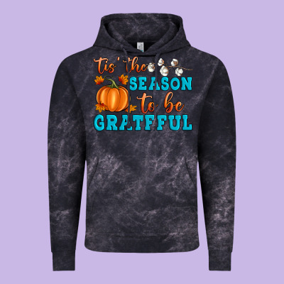 Tis' The Season To Be Grateful Vintage Hoodie Designed By Artiststas