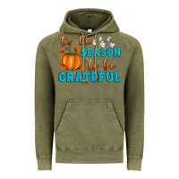 Vintage Olive Tis' the Season To Be Grateful Vintage Hoodie - Artiststas