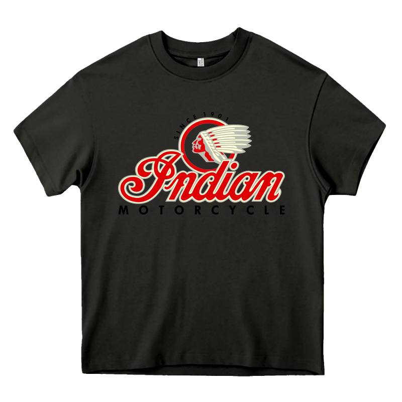 Motorcycle Racing Indian Heavy Core Tee by linhVisuals | Teevron