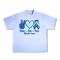 Grape Ice Peace Love Cure Stomach Cancer Urban Heavy Tee - Jasminsmagicworld