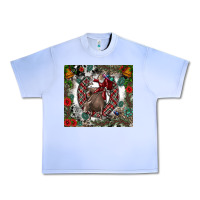 Grape Ice Rodeo Santa Urban Heavy Tee - CowhideDigitalArt