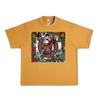 Peanut Butter Rodeo Santa Urban Heavy Tee - CowhideDigitalArt