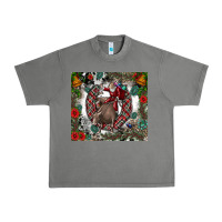 Tornado Rodeo Santa Urban Heavy Tee - CowhideDigitalArt