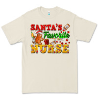 Bone Santa's Favorite Nurse Premium Tee - FaDigitalArtStudio