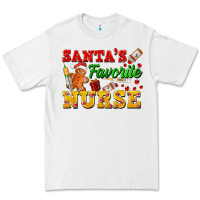 White Santa's Favorite Nurse Premium Tee - FaDigitalArtStudio