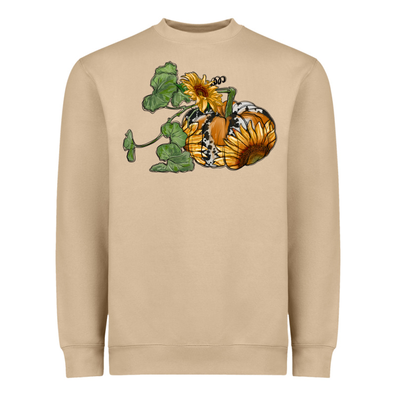 Sunflower Pumpkin Heavyweight Sweatshirt by RanaPortraitStore | Teevron