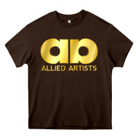 Chocolate Brown allied artists pictures Heavy Core Tee - linhVisuals