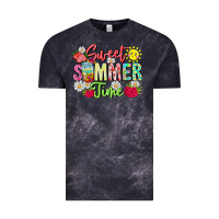 Cloud Black Sweet Summer Time Vintage Tee - CowhideDigitalArt