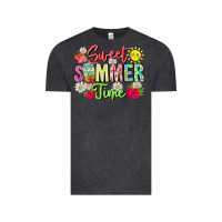 Vintage Black Sweet Summer Time Vintage Tee - CowhideDigitalArt
