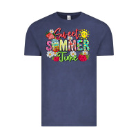 Vintage Denim Sweet Summer Time Vintage Tee - CowhideDigitalArt
