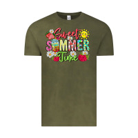 Vintage Olive Sweet Summer Time Vintage Tee - CowhideDigitalArt