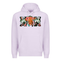 Lilac Cow Mom Premium Hoodie - Jasminsmagicworld