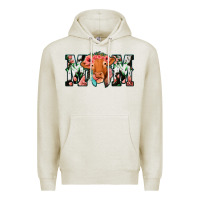 Oatmeal Heather Cow Mom Premium Hoodie - Jasminsmagicworld