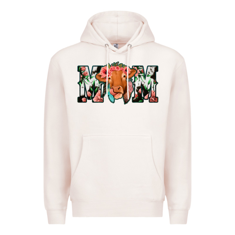 Cow Mom Premium Hoodie by Jasminsmagicworld | Teevron