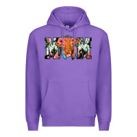 Purple Cow Mom Premium Hoodie - Jasminsmagicworld