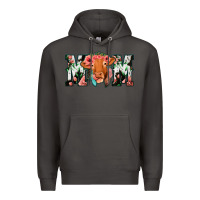 Smoke Cow Mom Premium Hoodie - Jasminsmagicworld