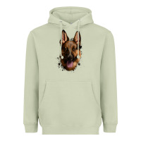 Matcha German Shepherd Heavyweight Hoodie - Jasminsmagicworld