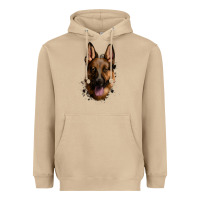 Mushroom German Shepherd Heavyweight Hoodie - Jasminsmagicworld