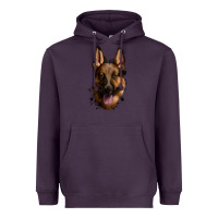 Plum German Shepherd Heavyweight Hoodie - Jasminsmagicworld