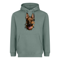 Sage German Shepherd Heavyweight Hoodie - Jasminsmagicworld