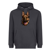 Smoke German Shepherd Heavyweight Hoodie - Jasminsmagicworld