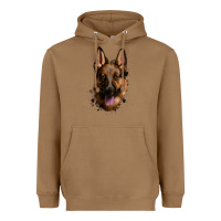 Toasted Coconut German Shepherd Heavyweight Hoodie - Jasminsmagicworld