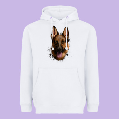 German Shepherd Heavyweight Hoodie Designed By Jasminsmagicworld