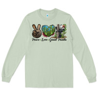 Matcha Peace Love Giant Panda Long Sleeve Tee - LillyAllenDesigns
